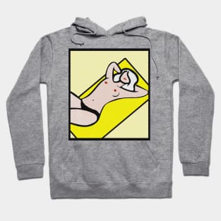 Sunbathing Blonde Hoodie